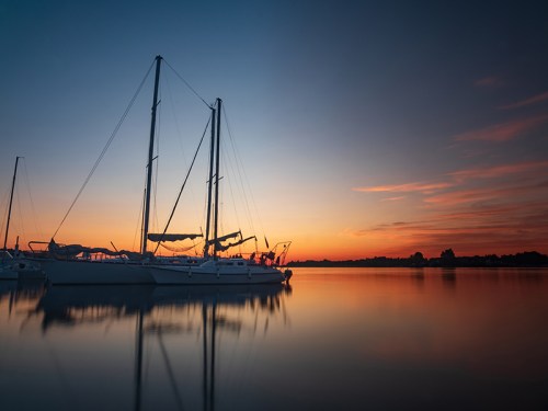 20200031 - Yacht at Sundown Sunset 